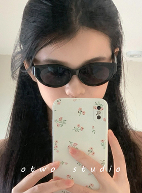 韩系辣妹猫眼高级感墨镜女款