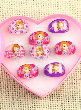 迪士尼女孩儿童戒指苏菲亚索表演