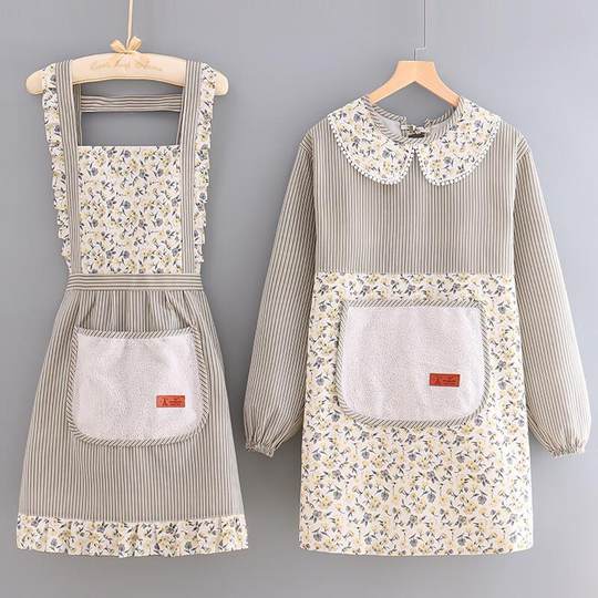 Chonglang (chonglang) handwischschürze, küchenkittel, langärmelige arbeitskleidung für erwachsene, jacke zum kochen