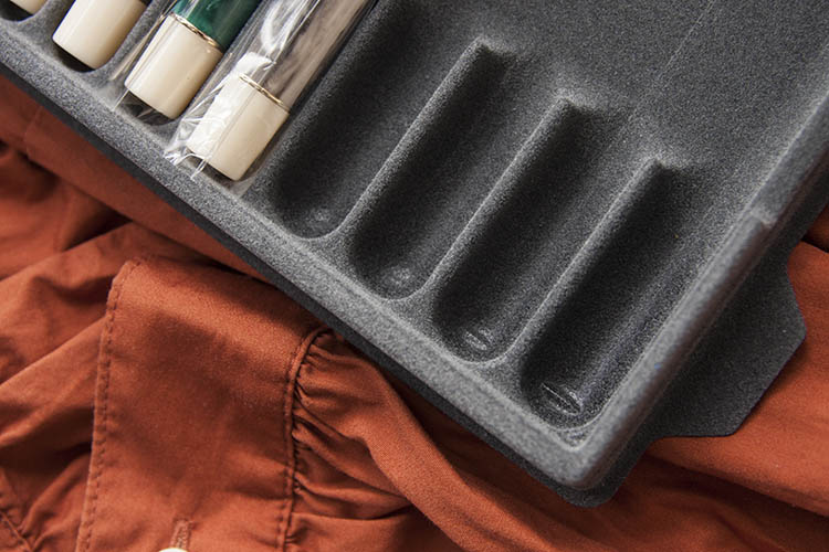 胖叔钢笔收纳盒塑料透明盖十支装5支装适配金豪世纪100 - 图0