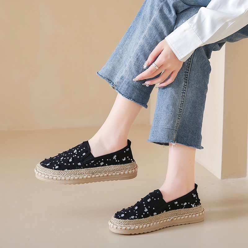 玛丽珍鞋女春季软底一脚蹬豆豆渔夫鞋2026新款平底工作老北京布鞋,淘宝优惠券,粉丝福利购,淘宝优惠卷