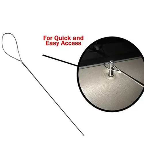 Вспомогательный замок для ремонта из нержавеющей стали на шнурке