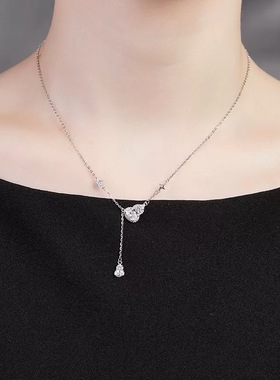 纯银葫芦项链高级感轻奢小众配饰女2025新款送女友七夕情人节礼物