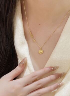 S925纯银祥云如意平安锁项链