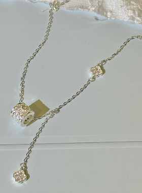 999纯银路路通小蛮腰流苏项链