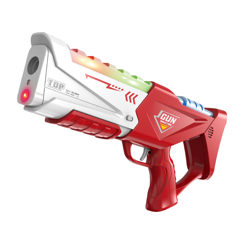 儿童镭射枪红外线对战激光枪真人CS吃鸡男孩装备声光枪电动玩具枪 - 图3