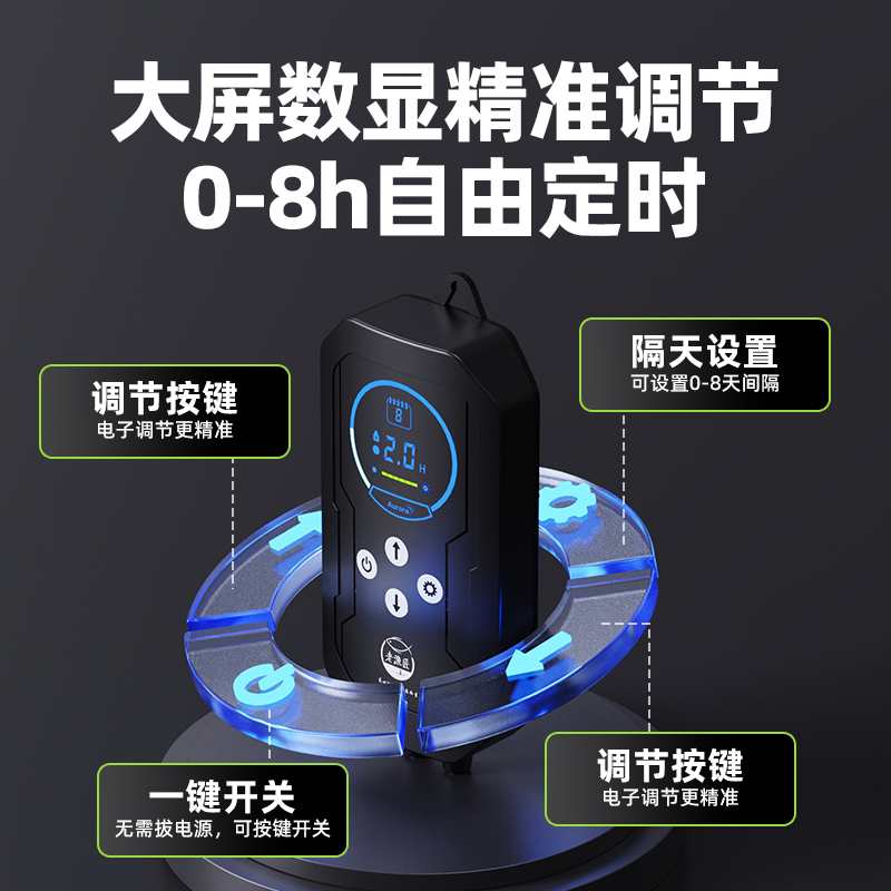 老渔匠紫外线UV杀菌灯鱼缸专用除藻鱼池水族箱消毒内置灭菌灯防水