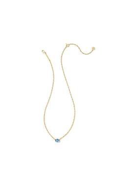 代购Kendra Scott女士项链套装优雅精致简约大方金色调单颗宝石