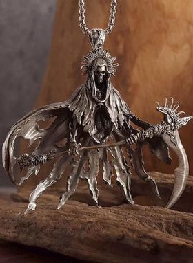 地狱死神镰刀死神降临项链