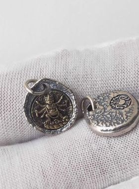 六臂大黑天佛珠侧挂配饰文玩菩提