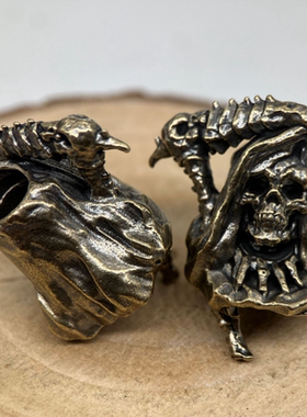 镰刀死神刀坠EDC伞绳坠推牌