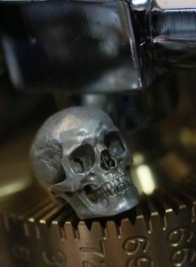 相灵无邪素款骷髅适配单圈链饰