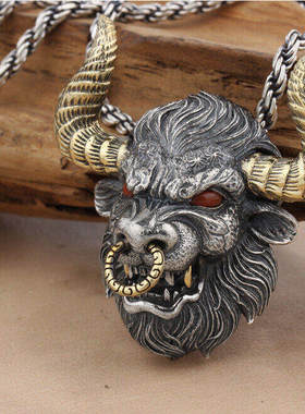 红眼牛魔王新款时尚个性复古项链