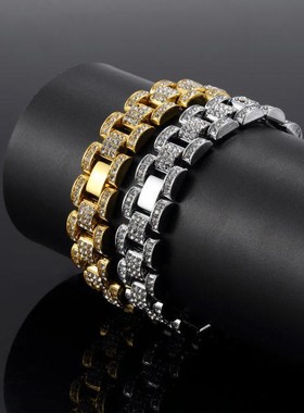Bracelet Gold Chain Bracelets For Men Hip Hop Jewelry
