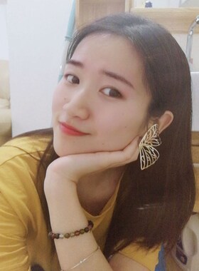 Fashionable earrings for women with butterfly wings妇女耳环