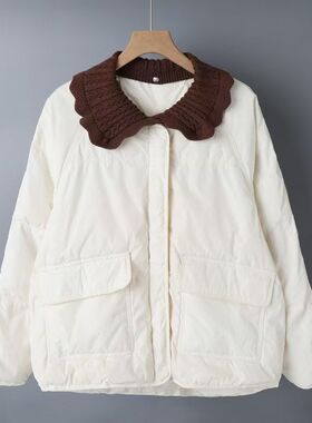 假领子秋冬防脏神器配件领子羽绒服领子针织假领护颈时尚减龄女