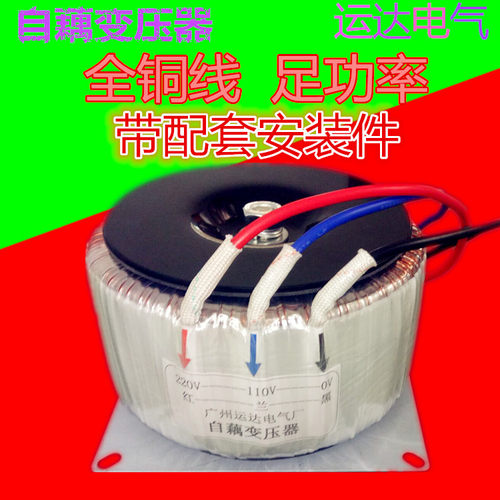 环形自耦变压器110V转220V50W950W1000W1200W1500W220V转110V380V - 图0