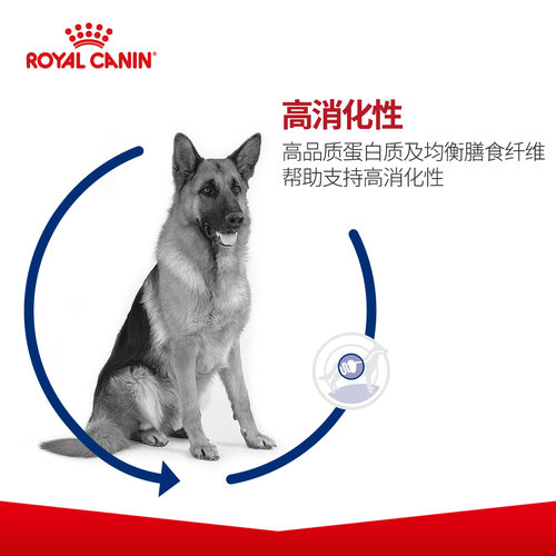 皇家狗粮大型犬成犬幼犬粮4kg*4金毛杜宾德牧阿拉斯加白熊犬主粮 - 图2