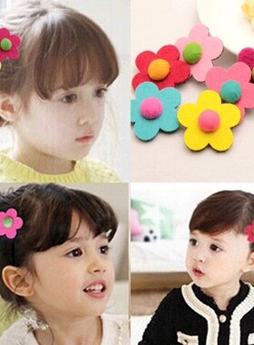 发饰品婴幼儿卡通女宝宝刘海贴