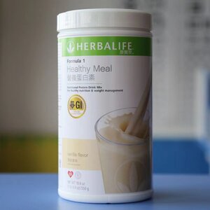 康宝莱 港版 代餐奶昔蛋白素代餐粉红豆口味香港版官网官方正品