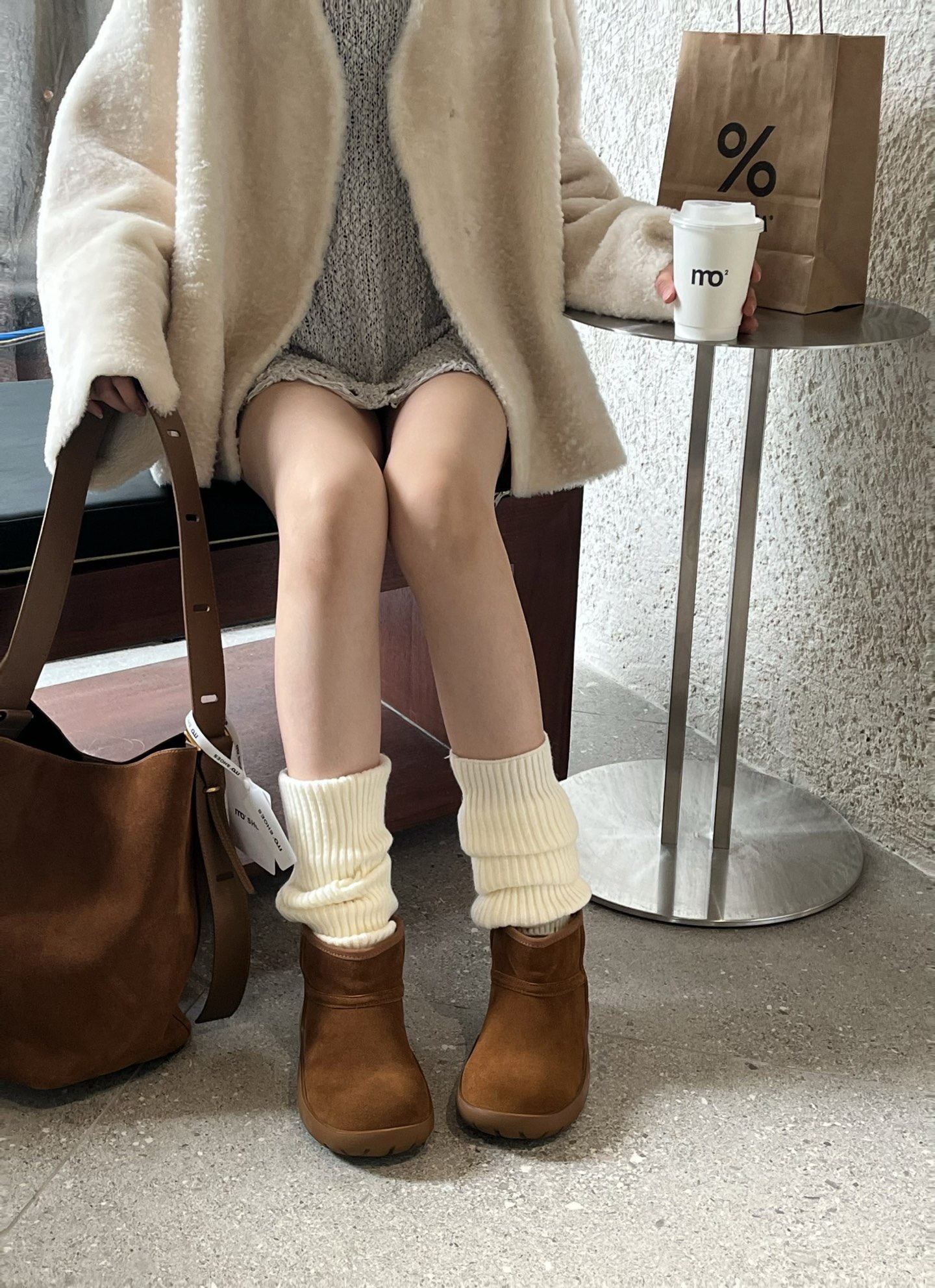 显腿长矮帮款~陌尼斯/MONIZ 2025新款冬真皮复古休闲百搭雪地靴女,淘宝优惠券,粉丝福利购,淘宝优惠卷