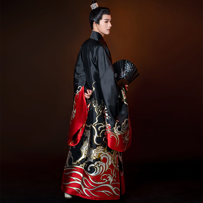 白泽丨如梦霓裳原创交领男道袍汉服 如梦霓裳汉服