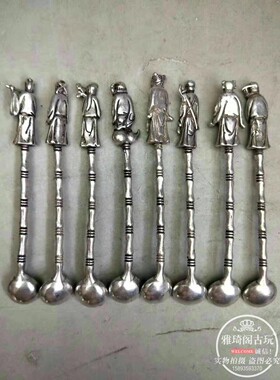 仿古风铜勺子竹节工艺礼品