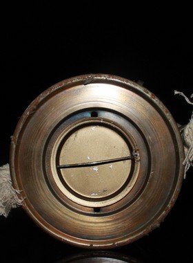 古玩杂项古董木器旧货纯铜马灯圆形马灯民俗怀旧老物件收藏品