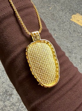 缅甸翡翠色冰种满绿玉石金枝玉叶树叶吊坠男女情侣挂件包邮