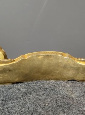 古玩纯铜如意摆件超大号如意小号福寿如意装饰品聚福寿如意