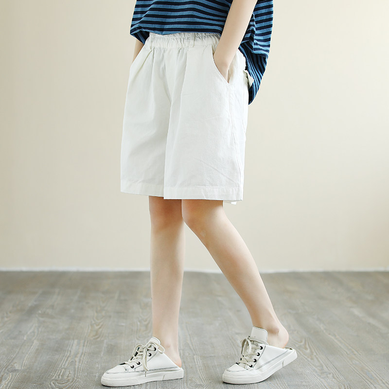 纯色牛仔短裤裙女士显瘦棉质五分裤 花概念牛仔裤