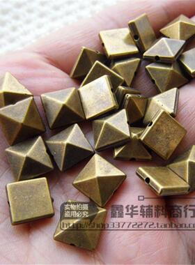 diy手工铆钉金字塔散珠