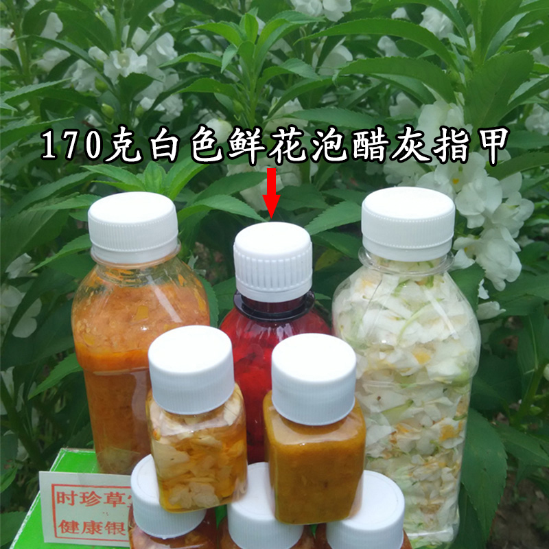 红白凤仙花花瓣新鲜治灰指甲草花现摘染指甲粉泡脚泡酒桃红抑菌液 - 图0