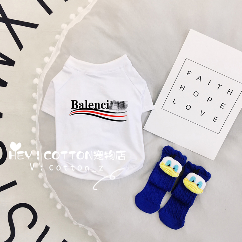 狗狗衣服夏季薄款泰迪比熊法斗金毛中大型犬小狗猫咪宠物T恤潮牌,淘宝优惠券,粉丝福利购,淘宝优惠卷