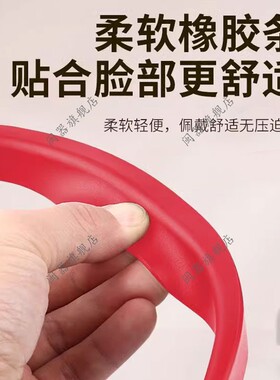 春季防花粉过敏防护面罩防柳絮全脸款防护面罩过敏性鼻炎专用面罩