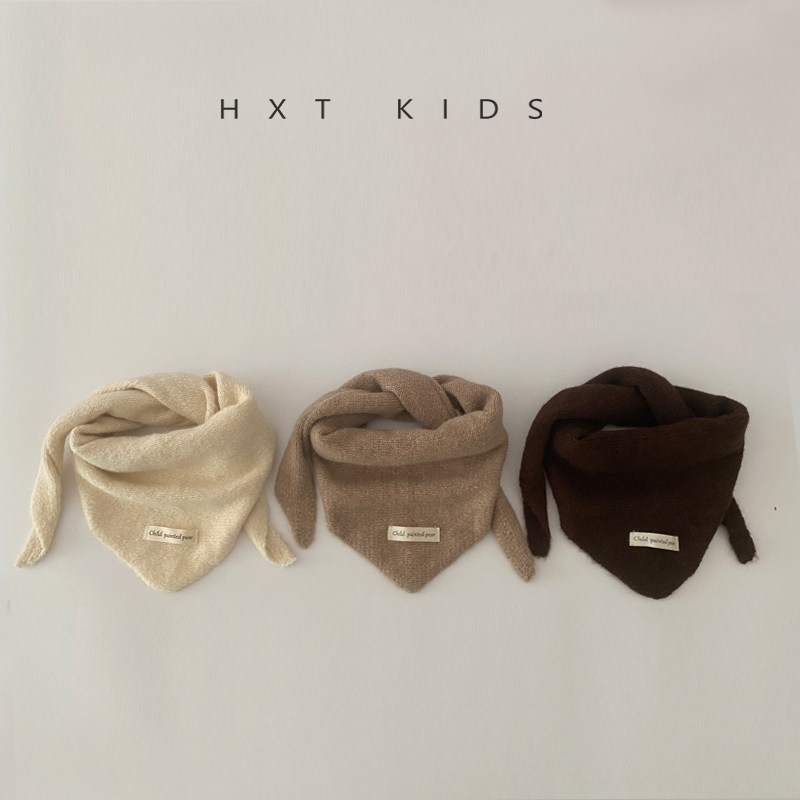 儿童三角巾秋冬季洋气纯色小标口水巾婴幼儿宝宝冬天保暖围巾韩版,淘宝优惠券,粉丝福利购,淘宝优惠卷