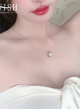 AWISH小蛮腰项链S925银项链吊坠