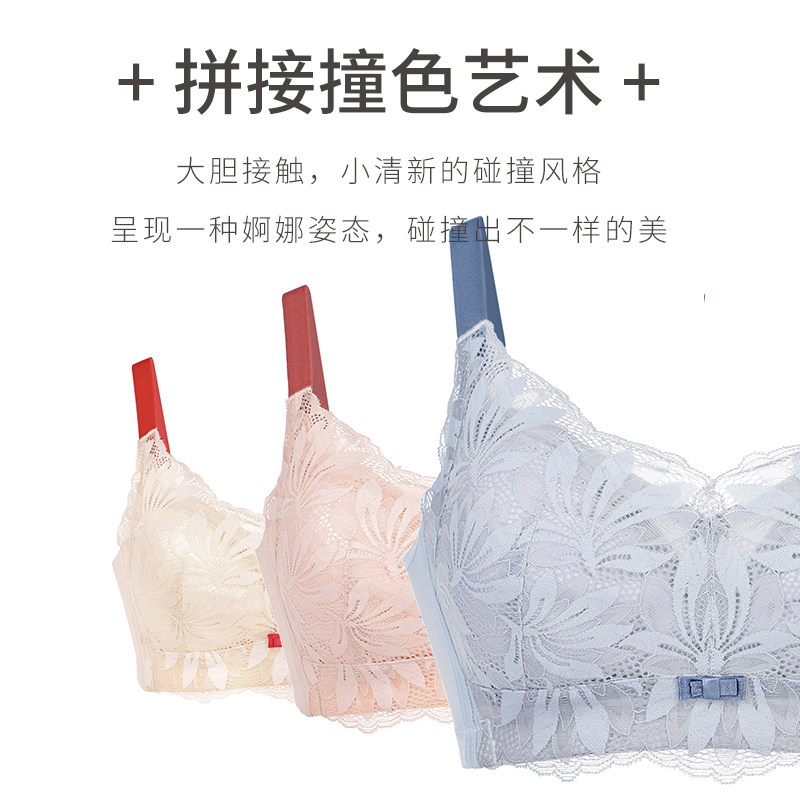 大胸显小文胸罩无钢圈内衣女薄款夏季收副乳调整型大码聚拢防下垂,淘宝优惠券,粉丝福利购,淘宝优惠卷