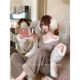 LazyDidi Warm Velvet ບົດທີ: ກະສັດຂອງກາງເກງລະດູຫນາວບວກກັບ Pants knitted Pants, Lazy ແລະ Relaxed Sweater, Sweater ຖັກທີ່ມີຄວາມຫນາແຫນ້ນສູງ