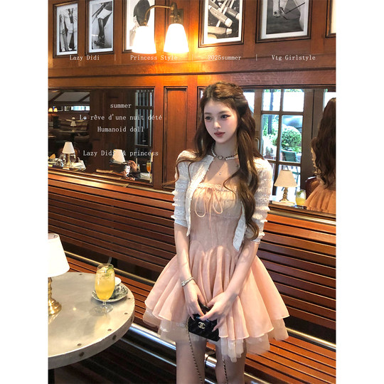 Lazy Didi莉莉安午后 刺绣珠片千金开衫超重工气质亮片外搭小衫夏