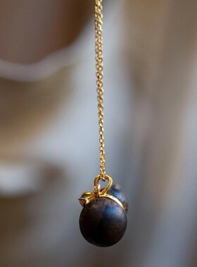 沉香普通檀木葫芦吊坠项链寓好意福禄双全复古百搭中国风古玩