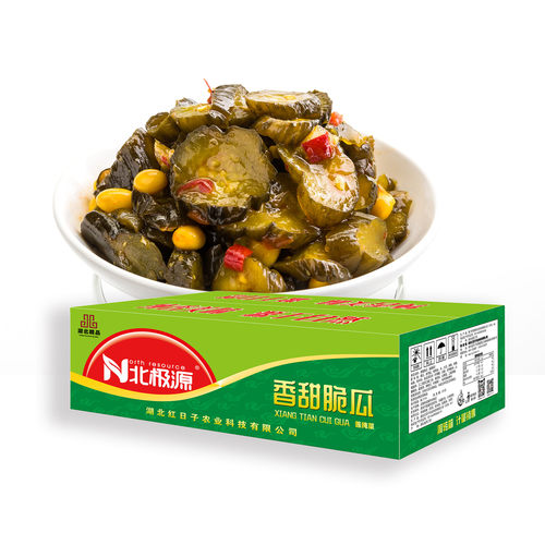北极源酱菜香甜脆瓜整箱装腌黄瓜开胃下饭菜咸菜腌制酱菜净重9斤 - 图3