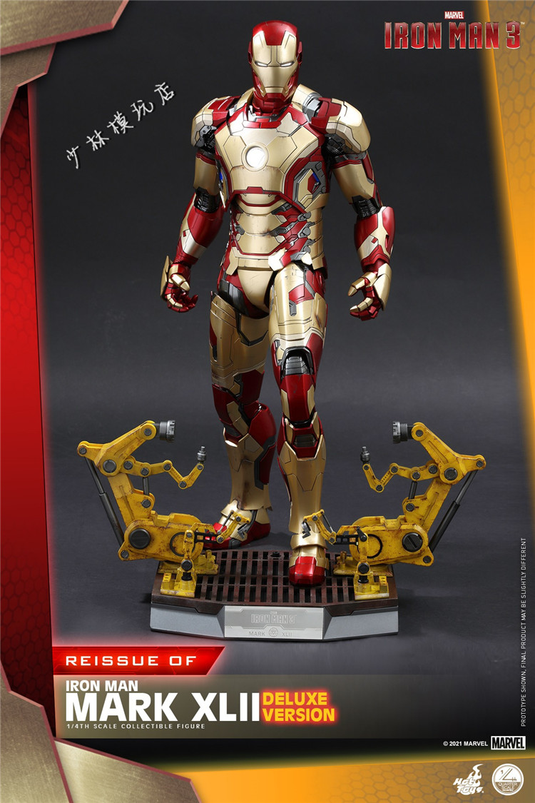 全新现货 HotToys HT QS008 1/4 Iron Man钢铁侠MK42豪华版再版-图1