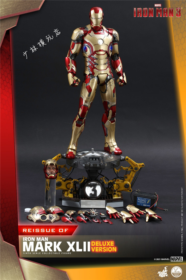 全新现货 HotToys HT QS008 1/4 Iron Man钢铁侠MK42豪华版再版-图0