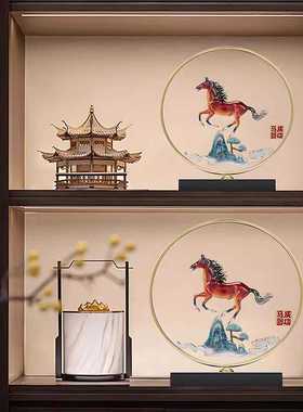 开业大吉办公室桌面全铜高档礼物