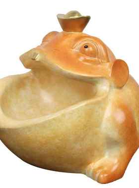 【金蟾摆件】闭口大招才开口大进宝店铺装饰客厅办公室送礼工艺品