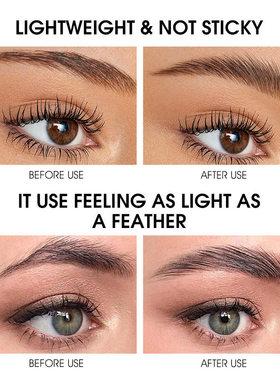 Eyebrow gel styling cream is transparent colorless eyelash
