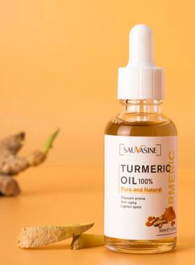 whitening brighten body turmeric oil Skin Glow Acne Dark Ser