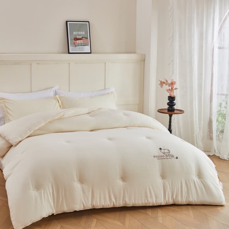 小绵羊澳洲羊毛煦暖加厚冬被羊毛被冬季保暖25%绒填充芯家用被子,淘宝优惠券,粉丝福利购,淘宝优惠卷