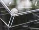 Transparent plastic desktop lipstick cosmetic storage box